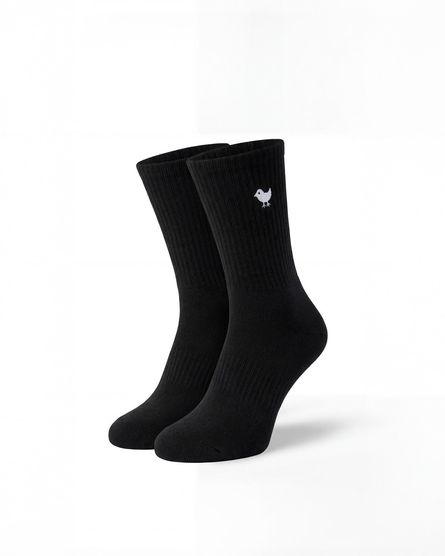 Bad Birdie Birdie Crew Sock - Black