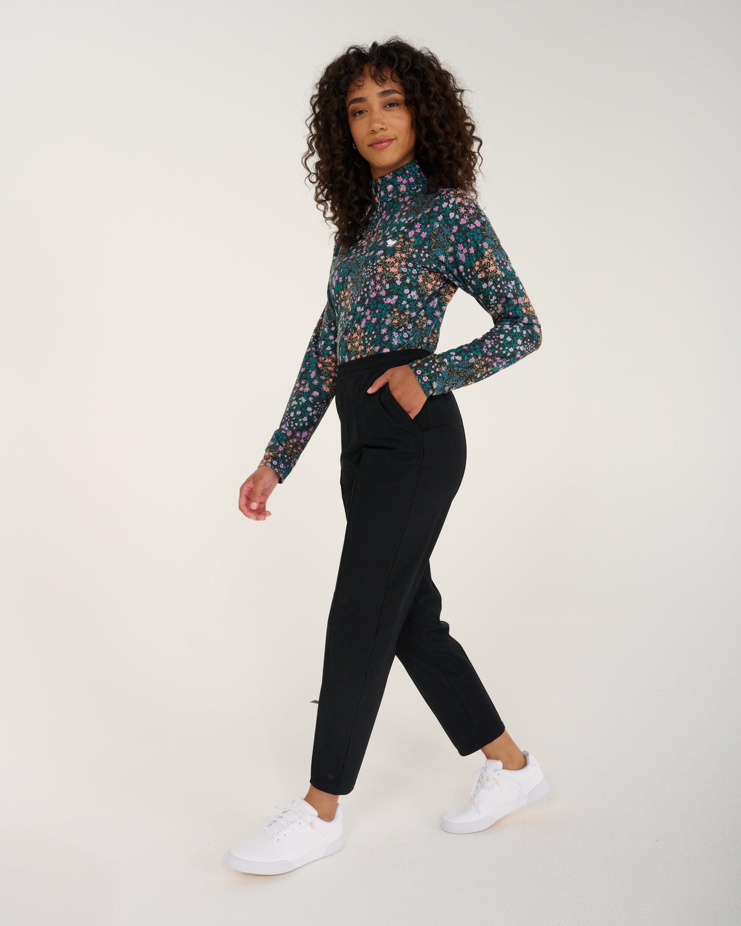 Bad Birdie Women's Quarterzip - Super Duper Bloom