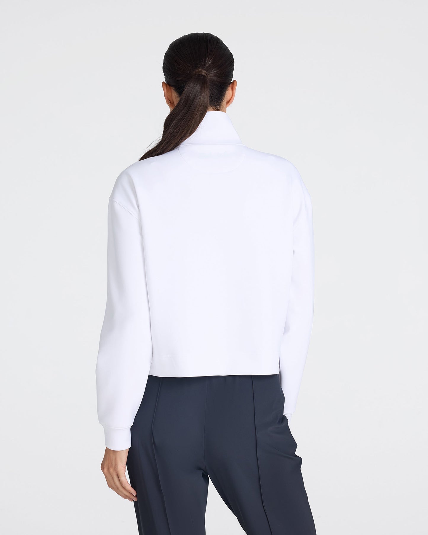 Bad Birdie At Ease Quarterzip - White