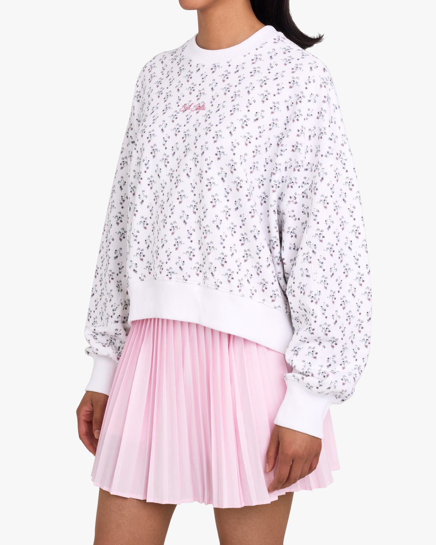 Bad Birdie French Terry Crewneck - Petunia Junkie