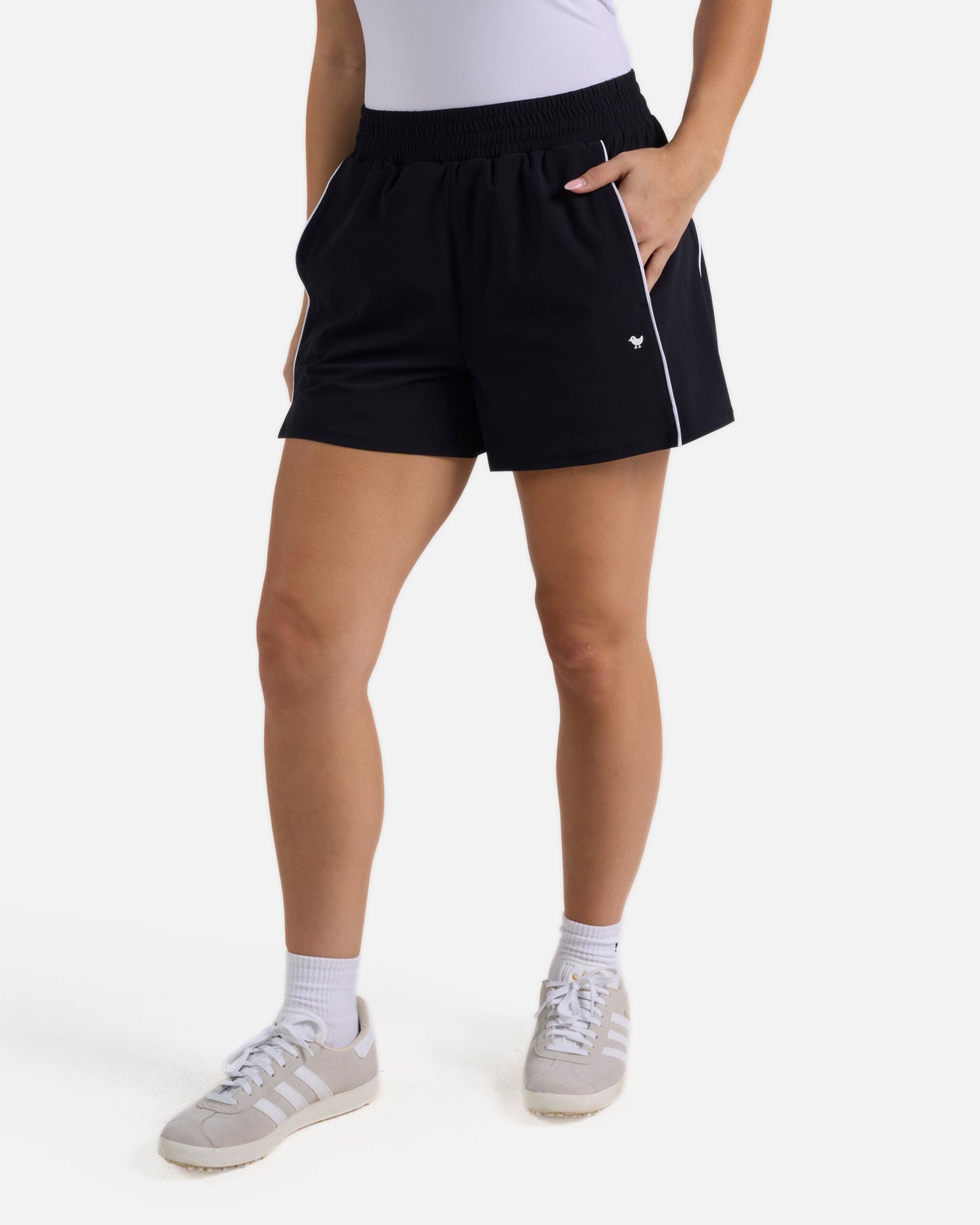 Bad Birdie Players Track Short - Black