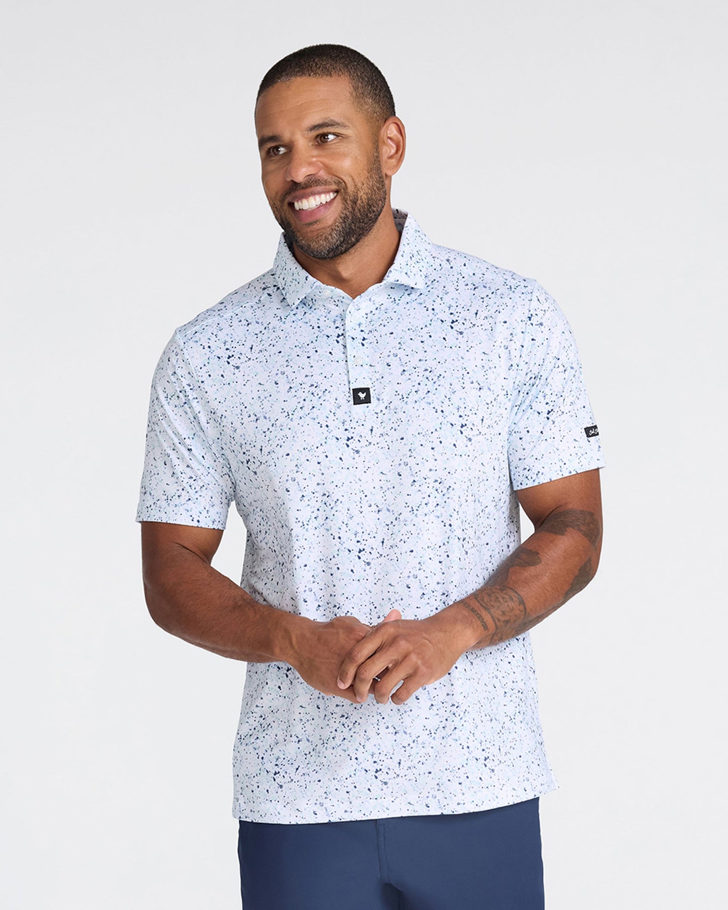 Bad Birdie Paint Splatter 3 - Navy