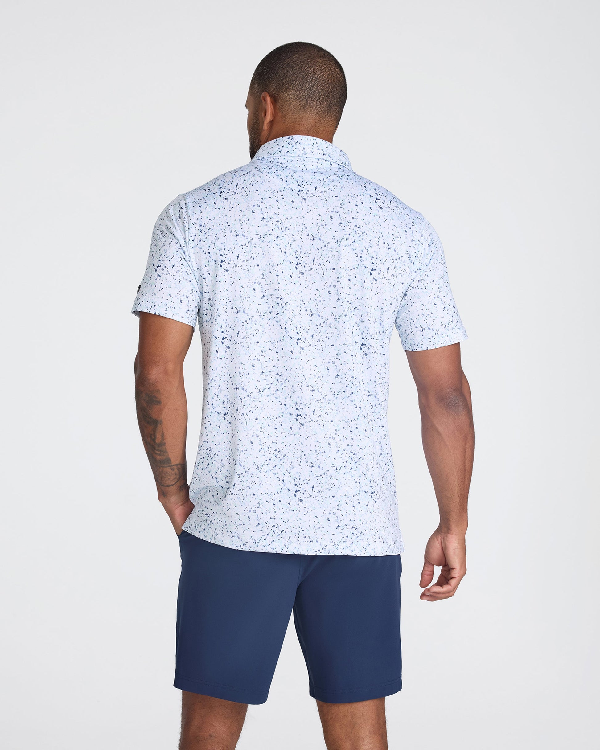Bad Birdie Paint Splatter 3 - Navy