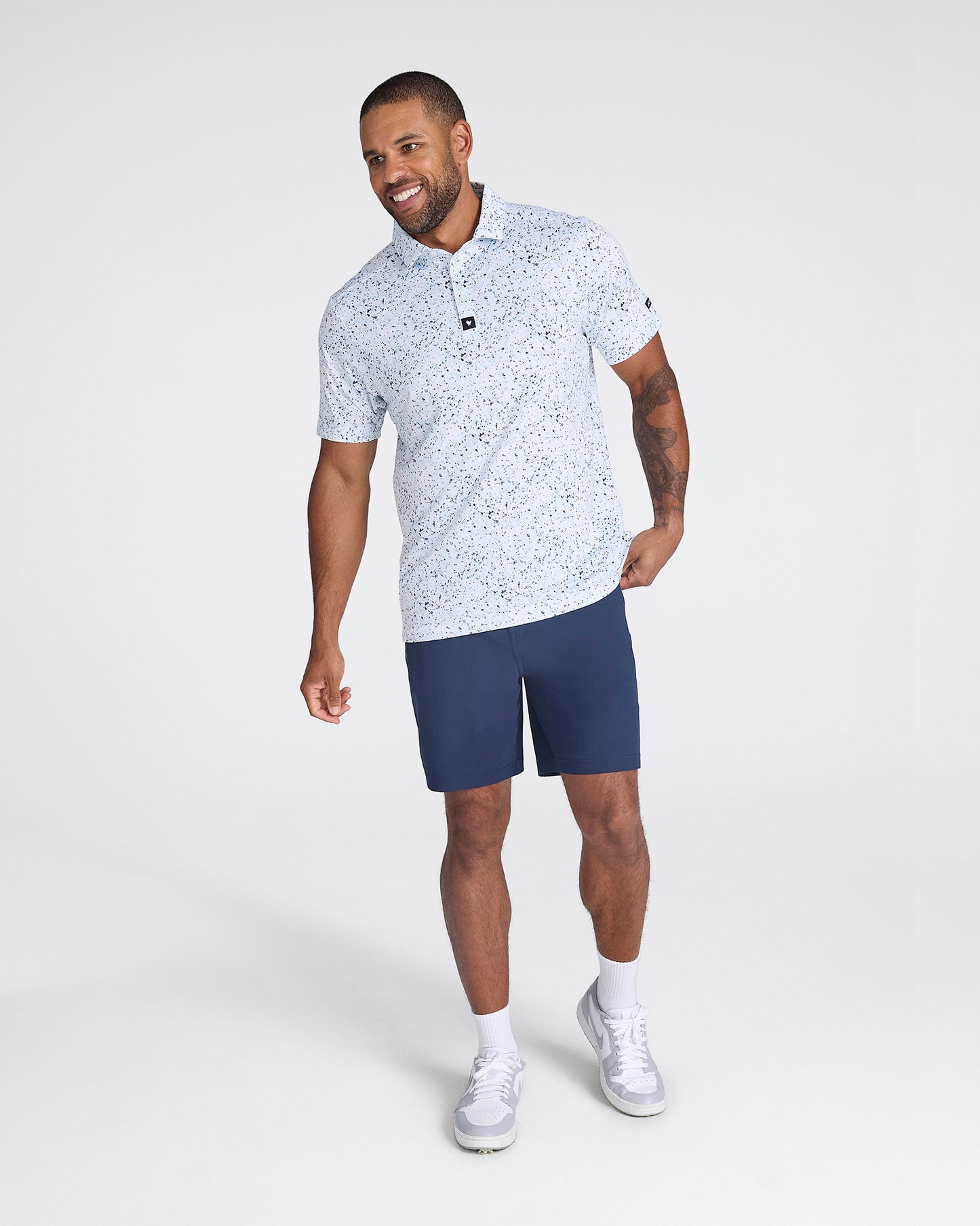 Bad Birdie Paint Splatter 3 - Navy