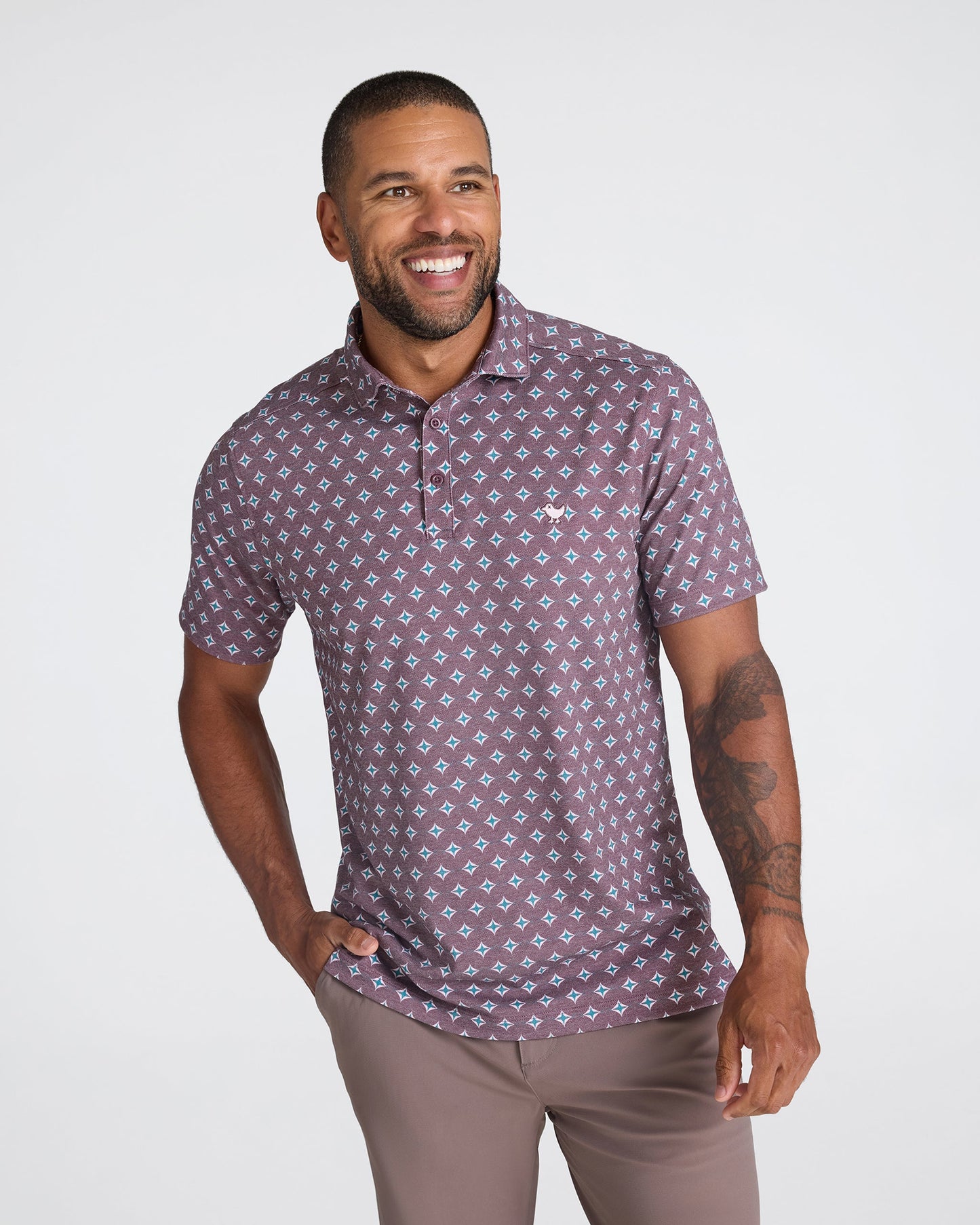 Bad Birdie Pique Performance Polo - Swing Cypher