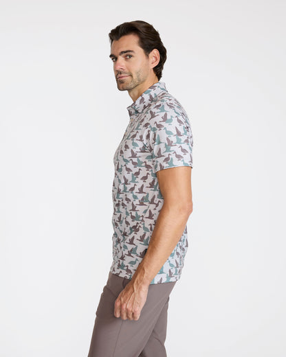 Bad Birdie Pique Performance Polo - What The Duck