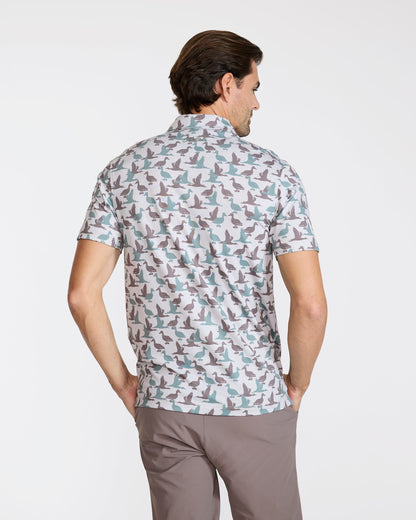 Bad Birdie Pique Performance Polo - What The Duck