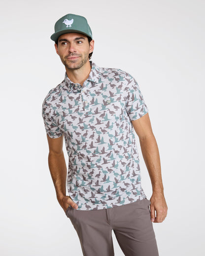 Bad Birdie Pique Performance Polo - What The Duck
