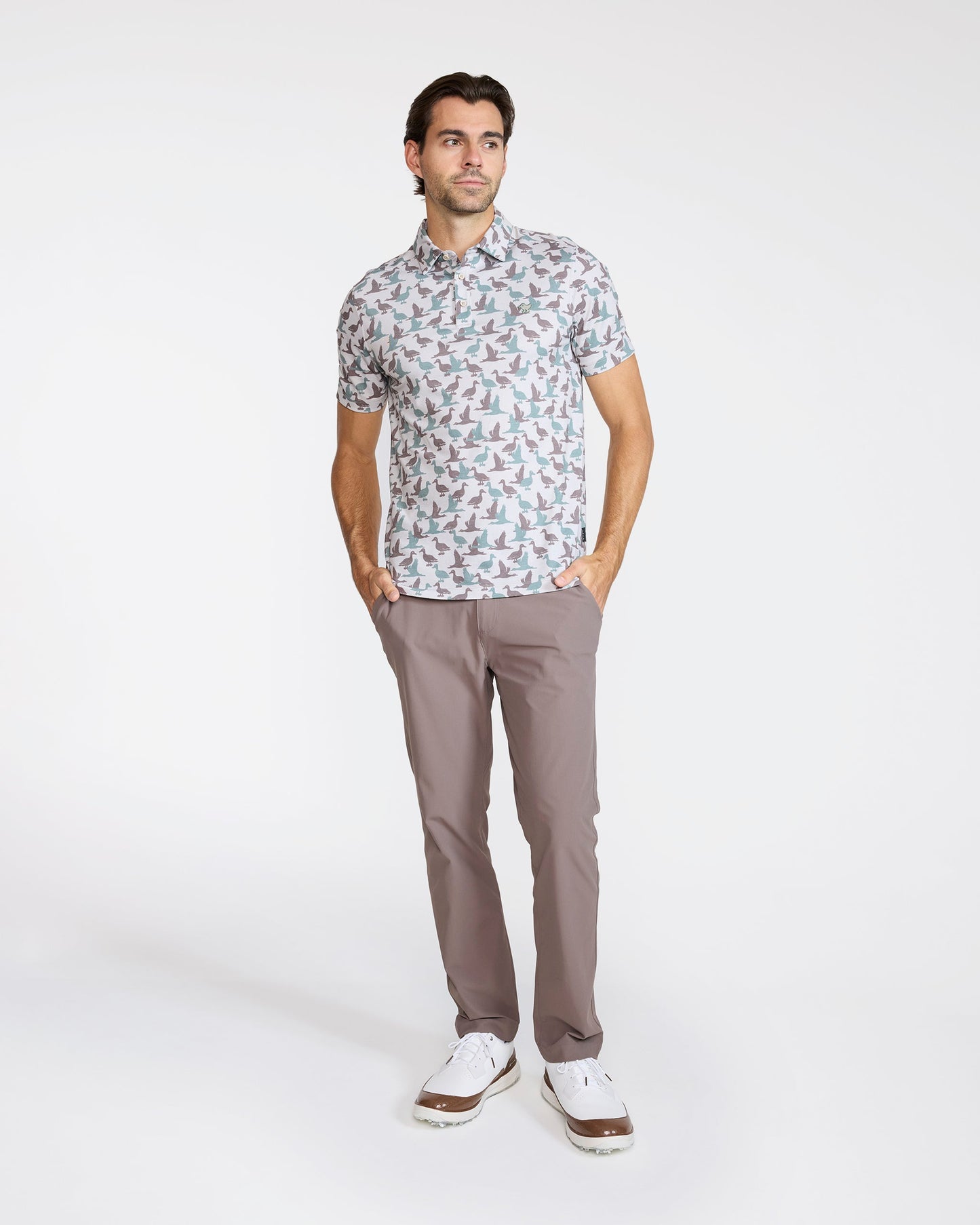 Bad Birdie Pique Performance Polo - What The Duck