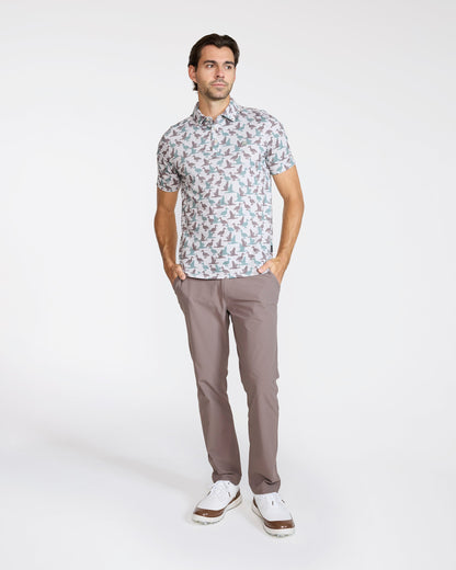 Bad Birdie Pique Performance Polo - What The Duck