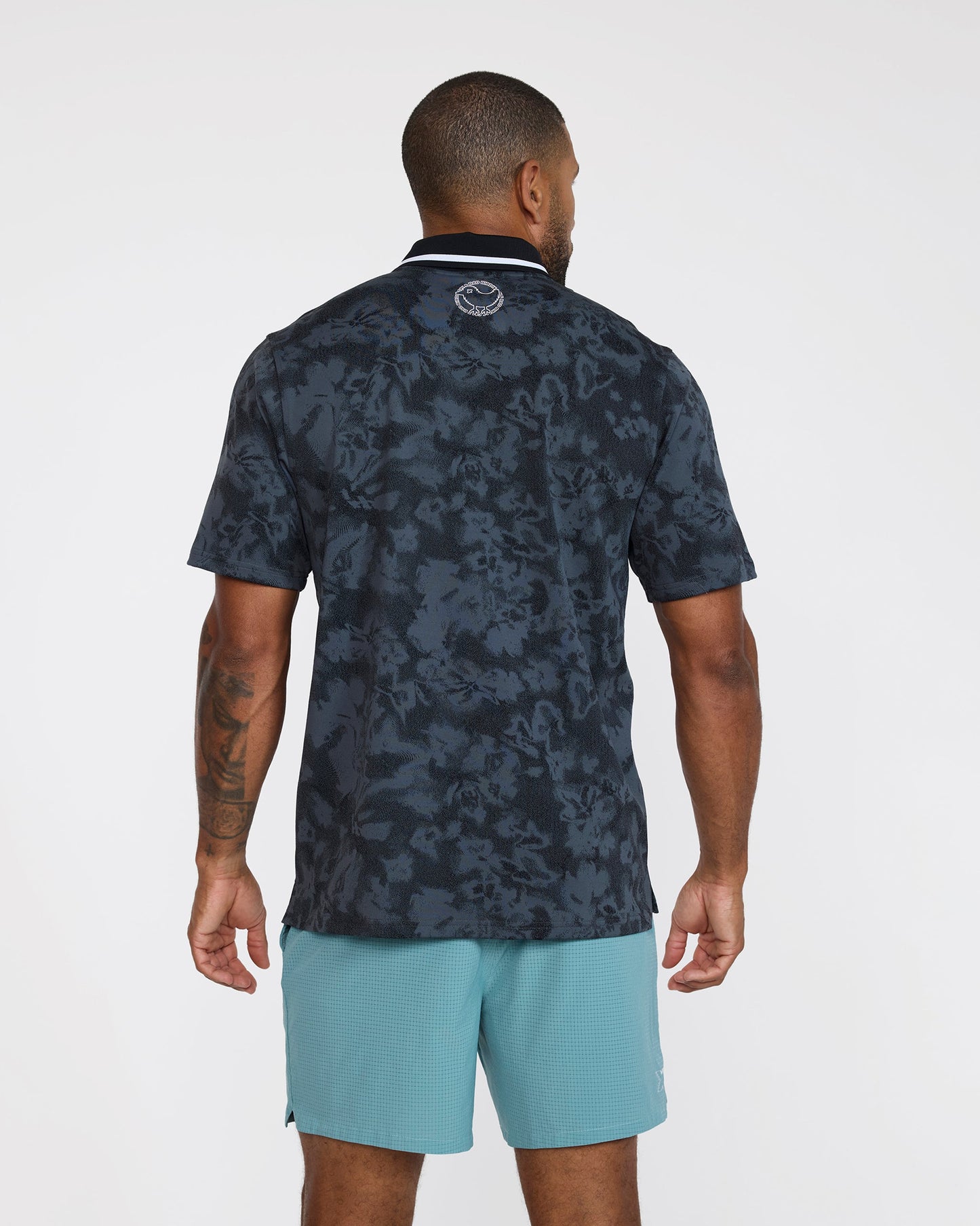 Bad Birdie Prodigy Jacquard Polo - Black