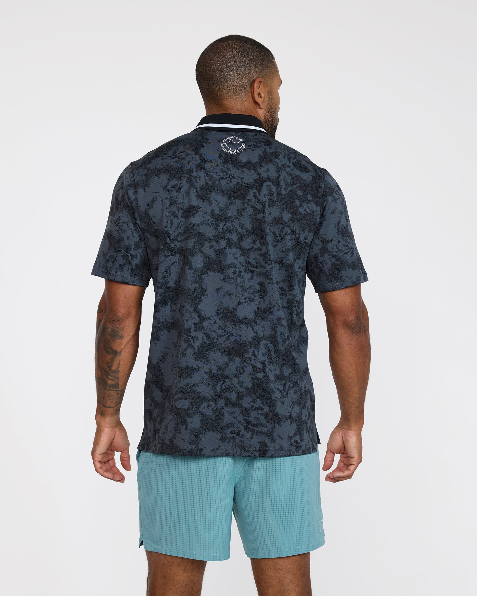 Bad Birdie Prodigy Jacquard Polo - Black