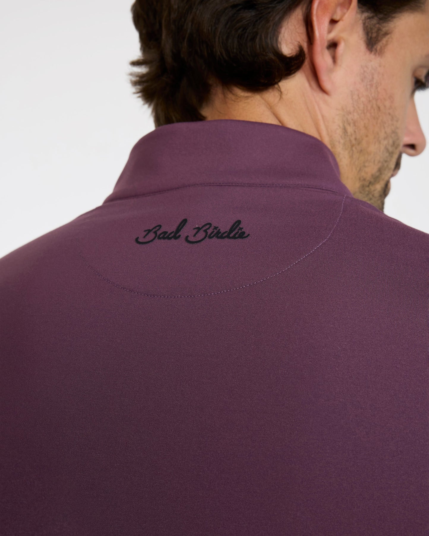 Bad Birdie Velocity Quarterzip - Plum Wine