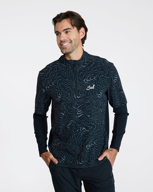 Bad Birdie Mechanism Quarterzip - Rave Runner