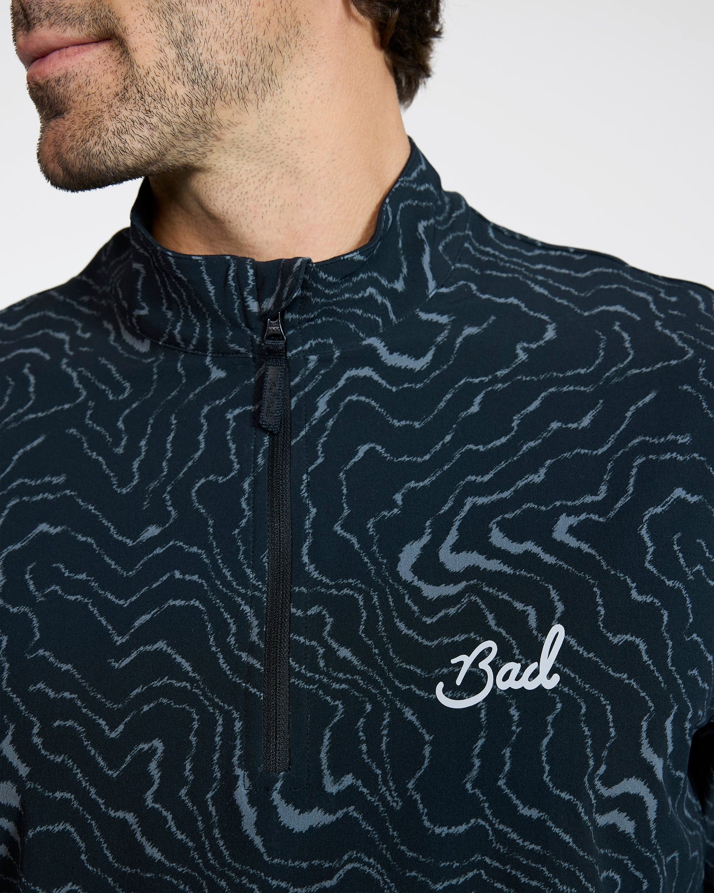 Bad Birdie Mechanism Quarterzip - Rave Runner