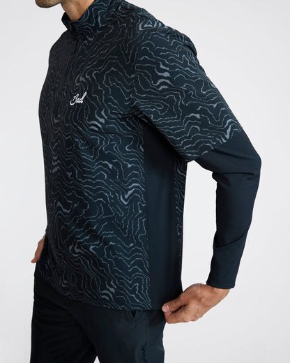 Bad Birdie Mechanism Quarterzip - Rave Runner