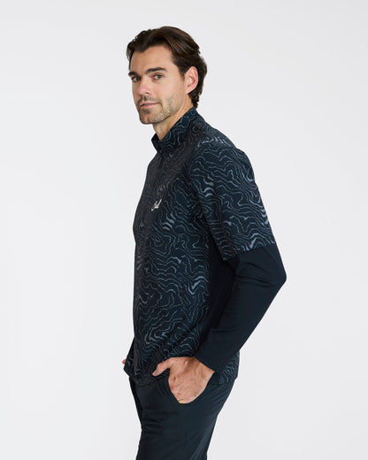 Bad Birdie Mechanism Quarterzip - Rave Runner