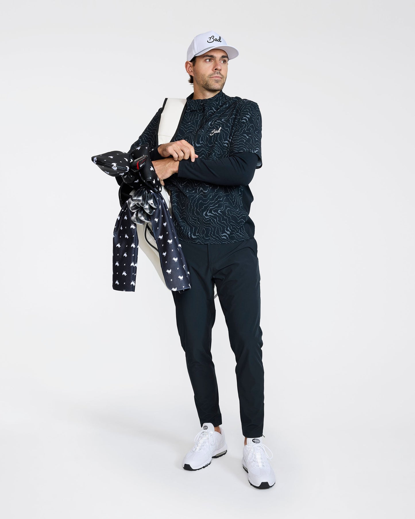 Bad Birdie Mechanism Quarterzip - Rave Runner