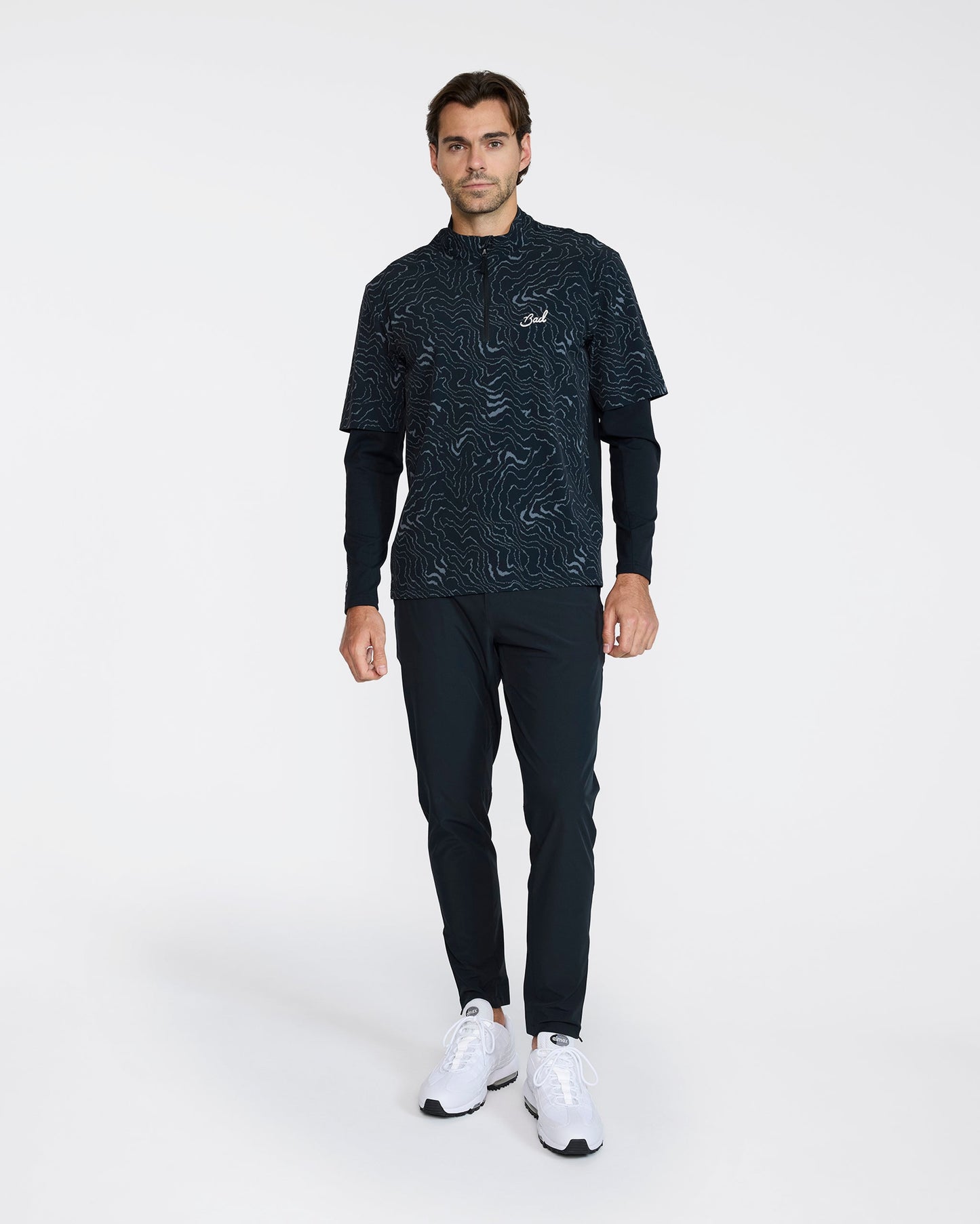 Bad Birdie Mechanism Quarterzip - Rave Runner