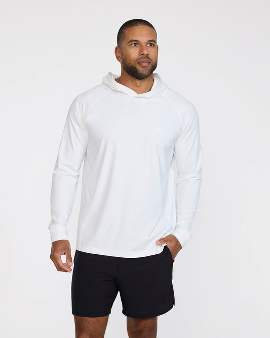 Bad Birdie Men's Velocity Hoodie - Cloud Dancer