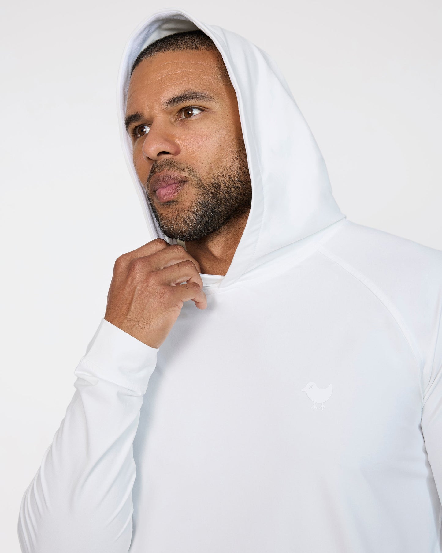 Bad Birdie Men's Velocity Hoodie - Cloud Dancer