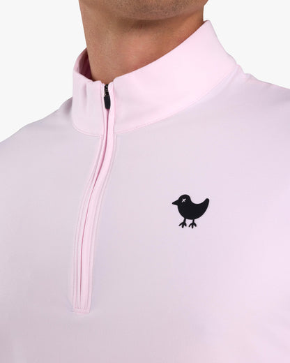Bad Birdie Velocity Quarterzip - Frosty Petal