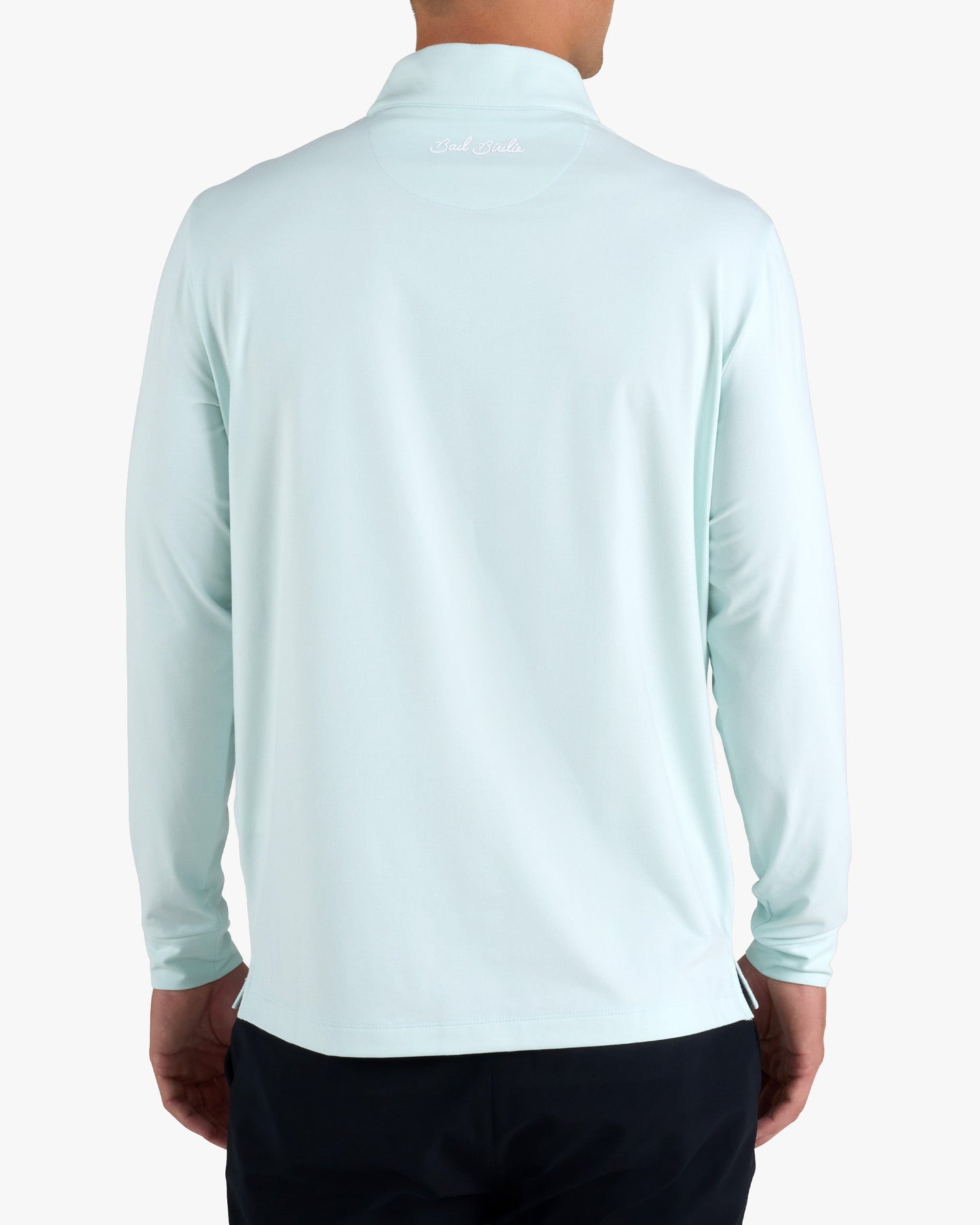 Bad Birdie Velocity Quarterzip - Pale Blue