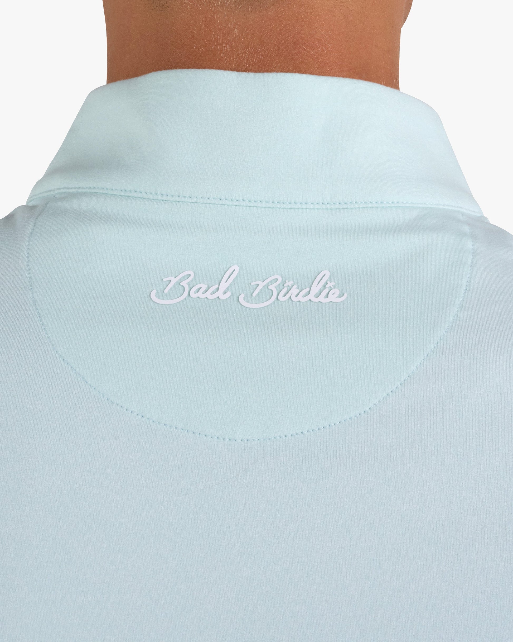 Bad Birdie Velocity Quarterzip - Pale Blue