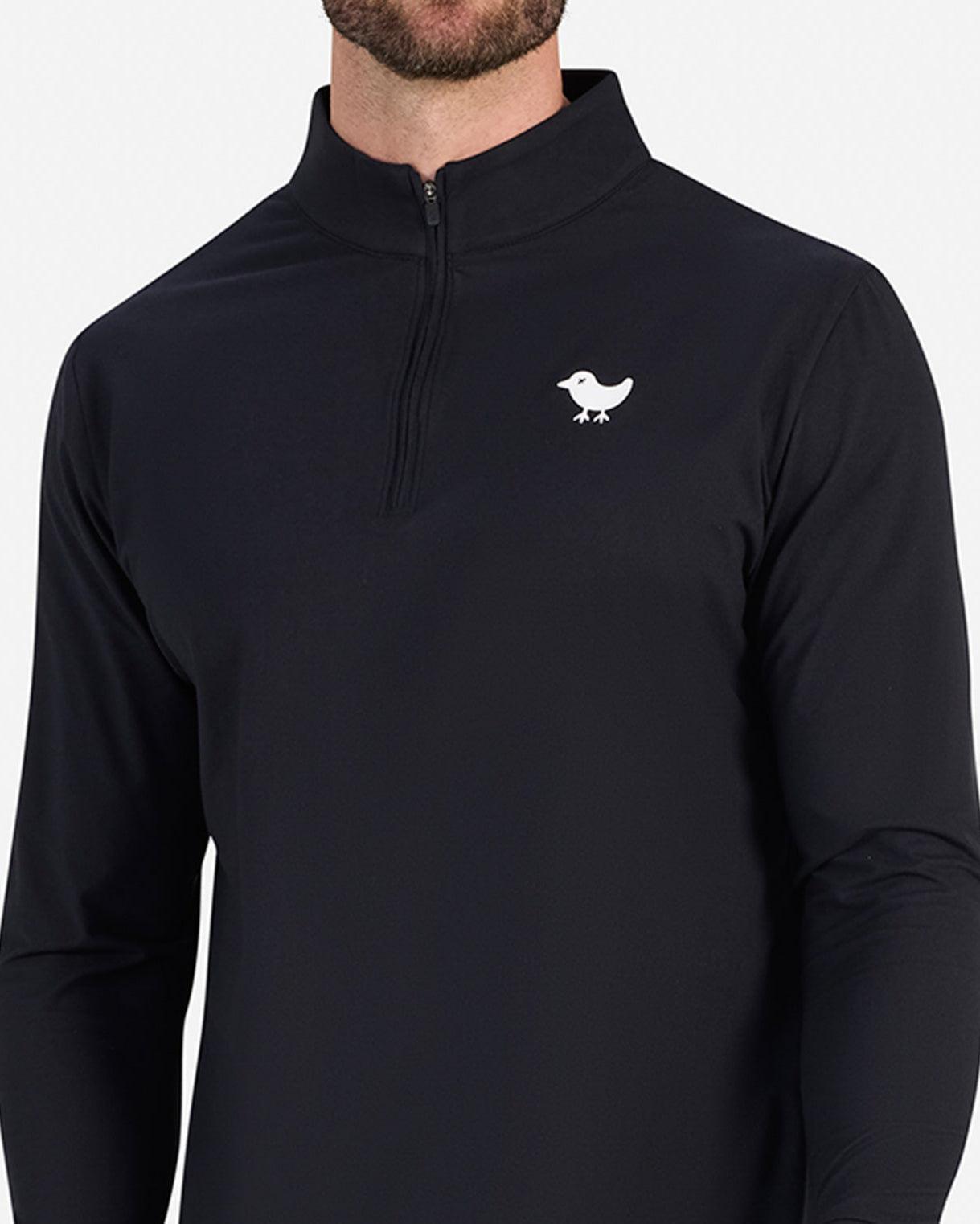 Bad Birdie Black Quarterzip - Bad Birdie