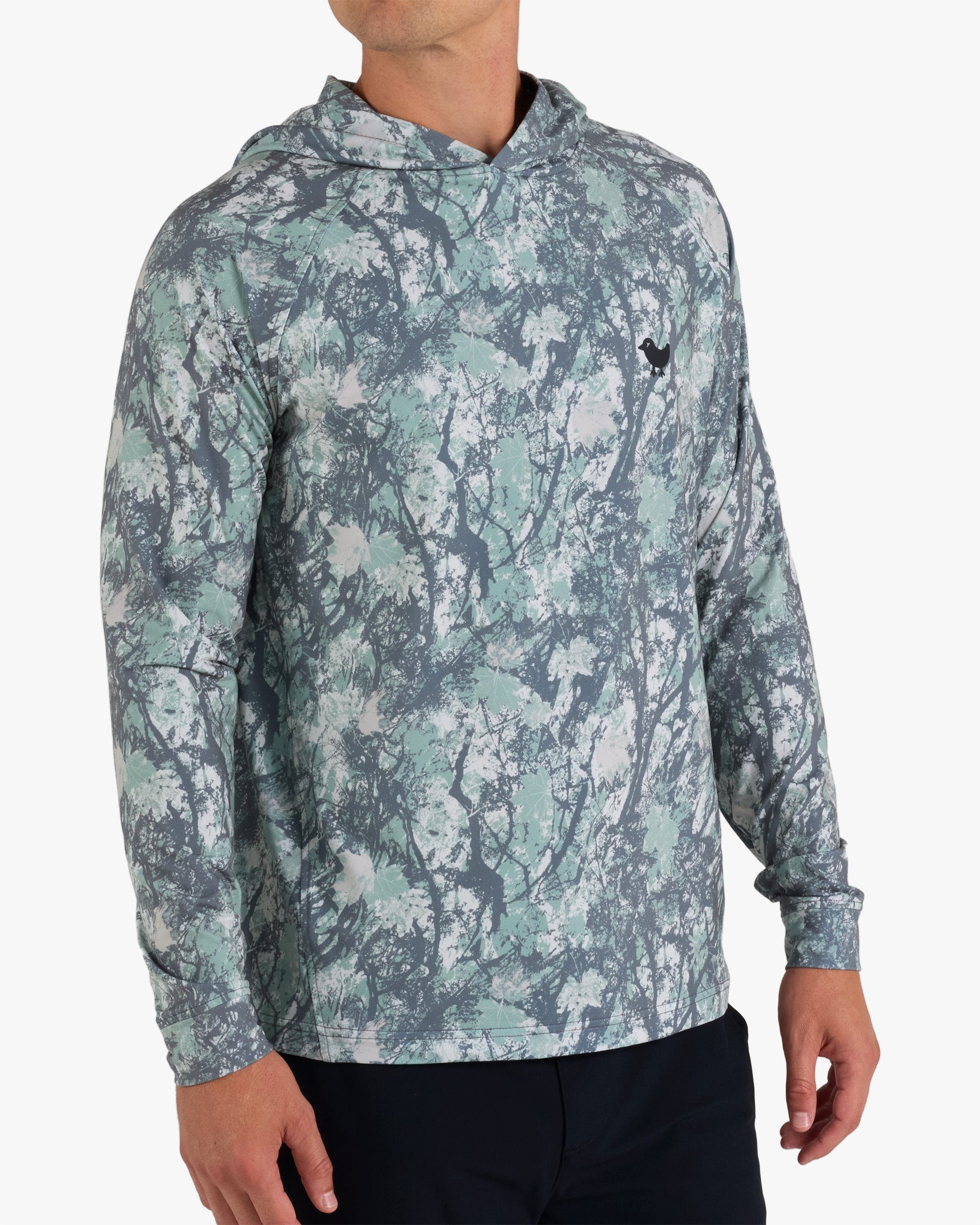 Bad Birdie Men's Velocity Hoodie - Stealth Mode Dark