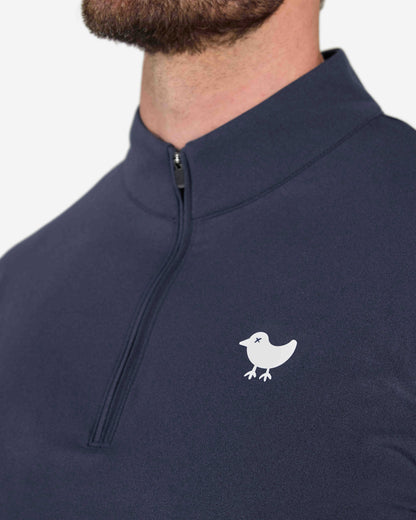 Bad Birdie Velocity Quarterzip - Dark Navy