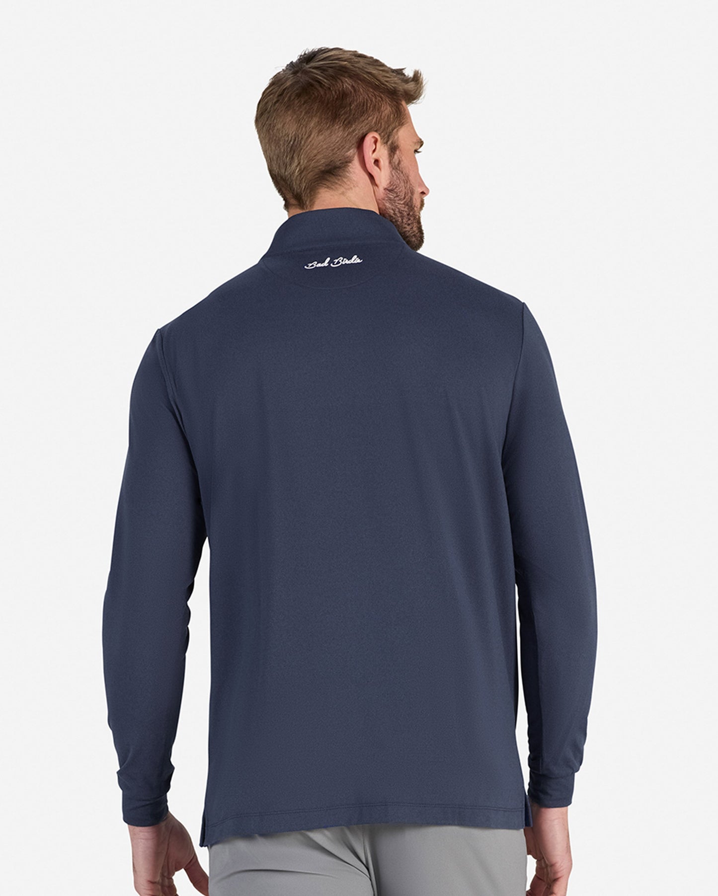 Bad Birdie Velocity Quarterzip - Dark Navy