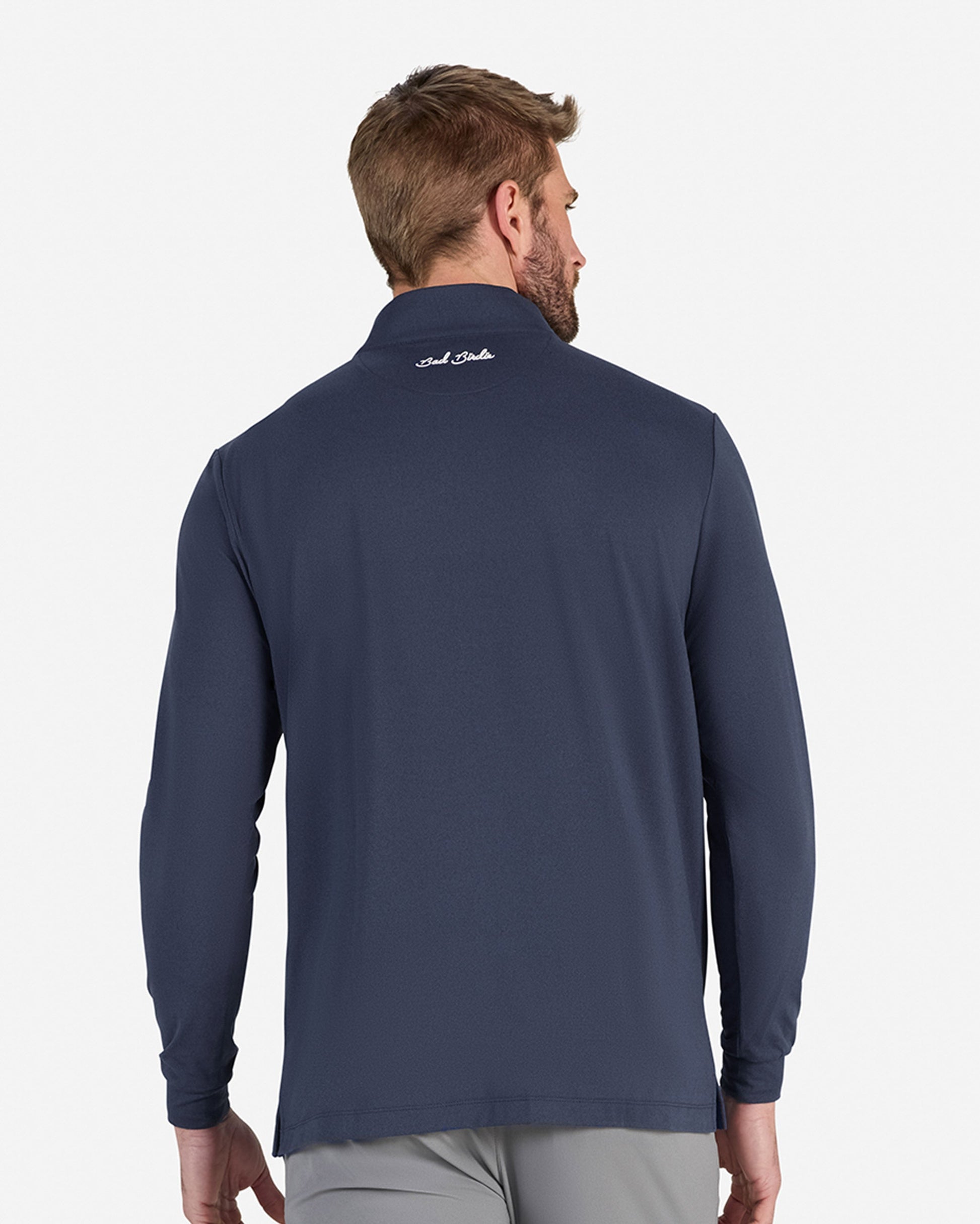 Bad Birdie Velocity Quarterzip - Dark Navy