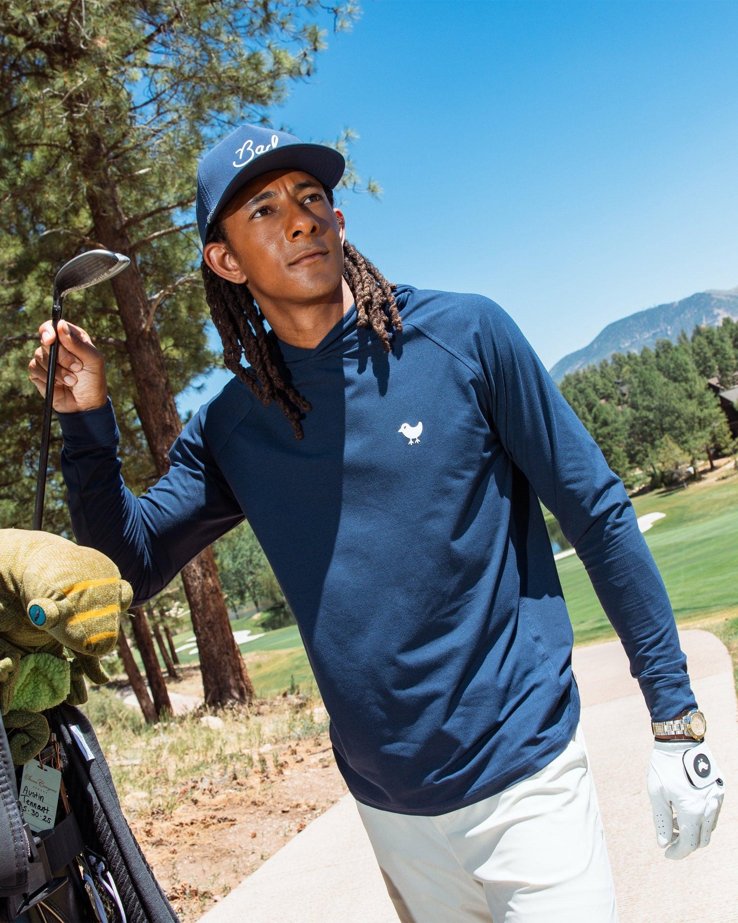 Bad Birdie Men's Velocity Hoodie - Dark Navy