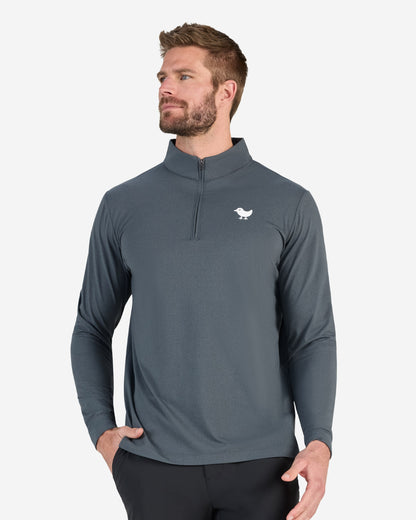 Bad Birdie Charcoal Quarterzip - Bad Birdie