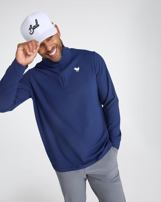 Bad Birdie Navy Quarterzip - Bad Birdie