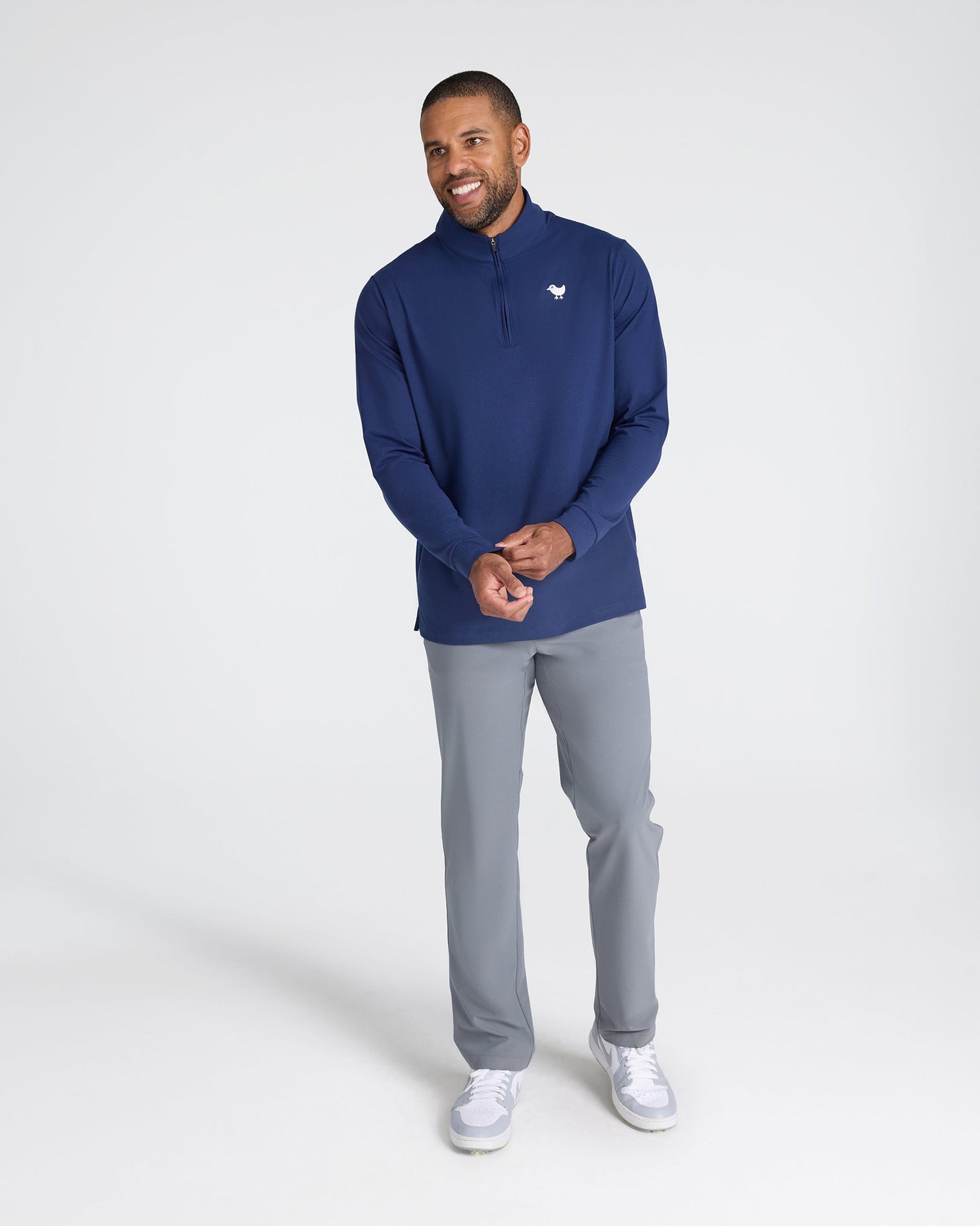 Bad Birdie Navy Quarterzip - Bad Birdie