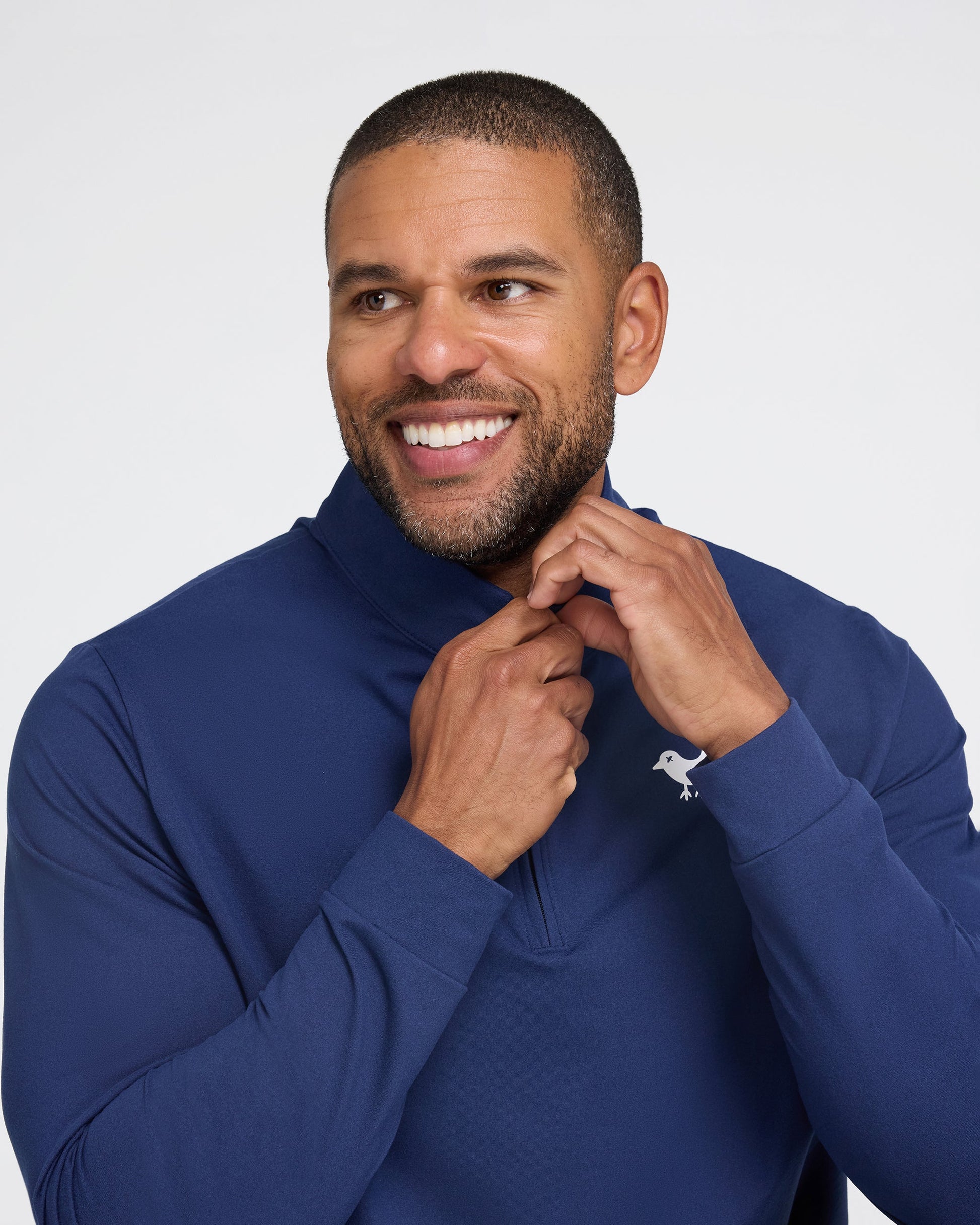 Bad Birdie Navy Quarterzip - Bad Birdie
