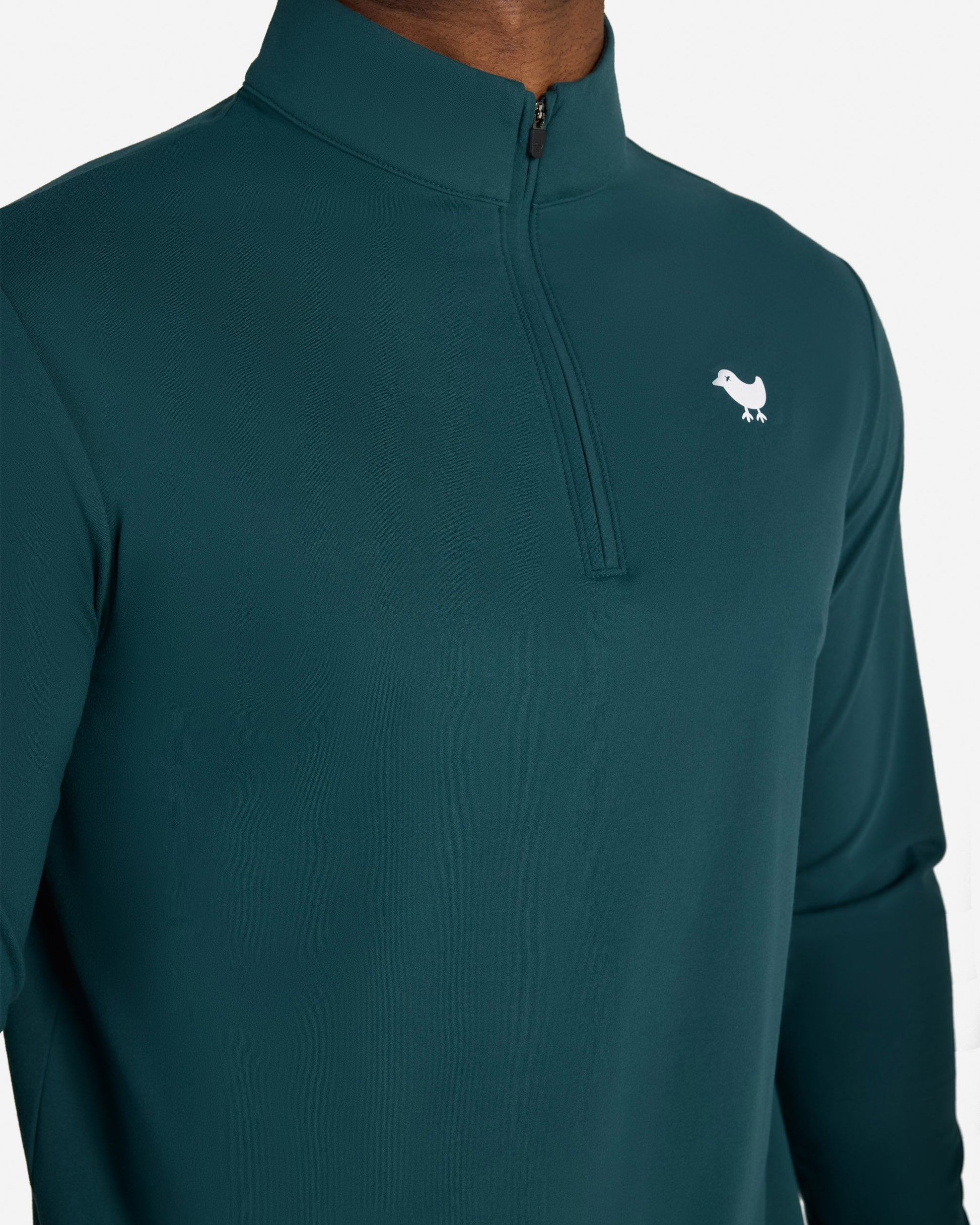 Bad Birdie Men's Velocity Quarterzip - Pine