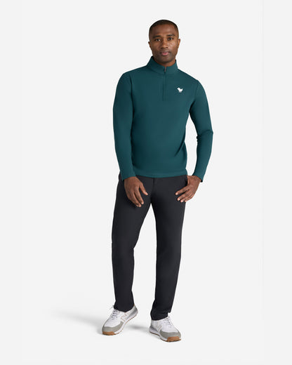 Bad Birdie Men's Velocity Quarterzip - Pine