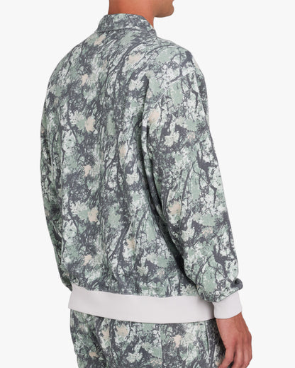 Bad Birdie Men's French Terry Polo - Stealth Mode Dark