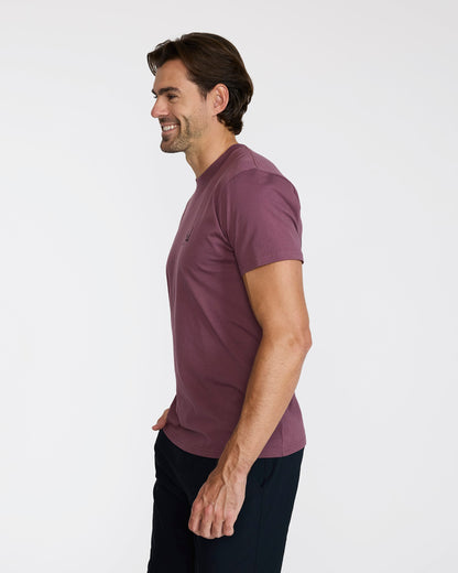 Bad Birdie Birdie Tee - Plum Wine