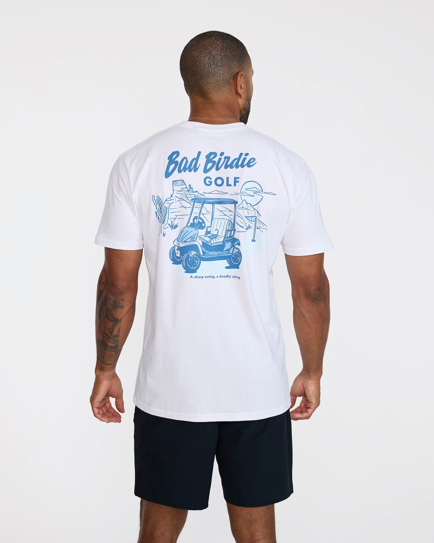 Bad Birdie Graphic Tee - Sharp Swing Deadly Sting