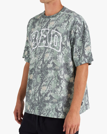 Bad Birdie Men's Varsity Bad Graphic Tee - Stealth Mode Dark