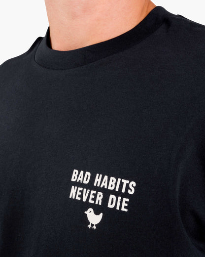 Bad Birdie Graphic Tee - Bad Habits Never Die