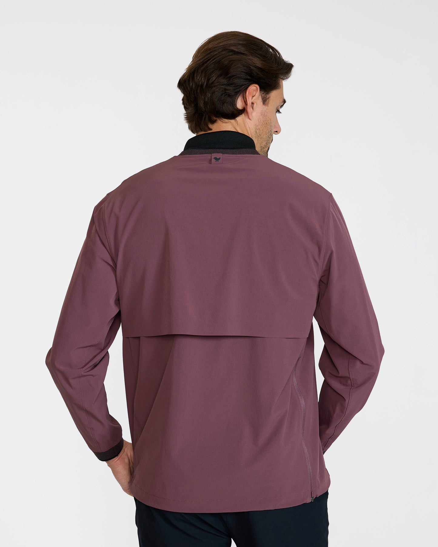 Bad Birdie Kinetic Wind Pullover - Plum Wine