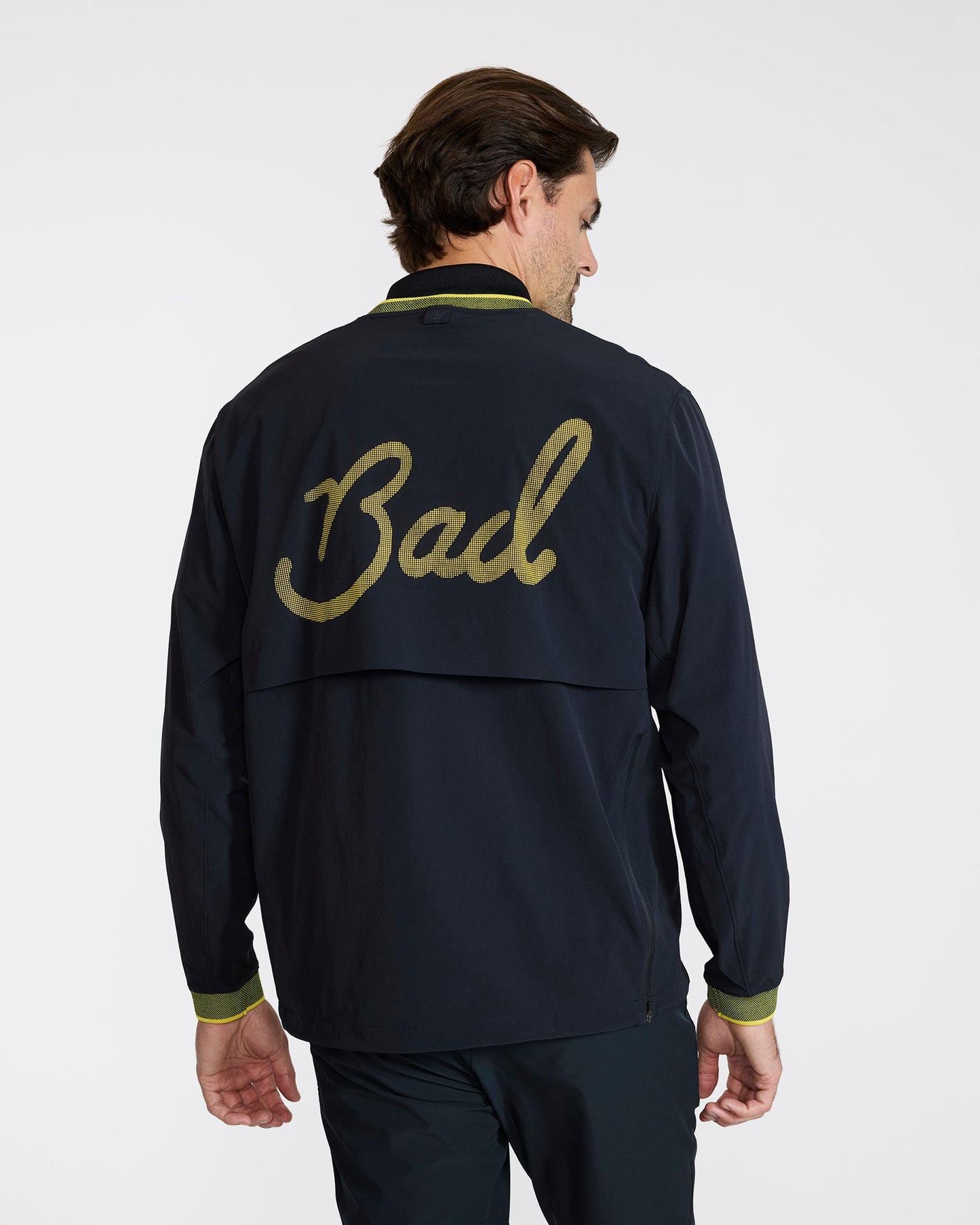 Bad Birdie Kinetic Wind Pullover - Black - Warm Olive