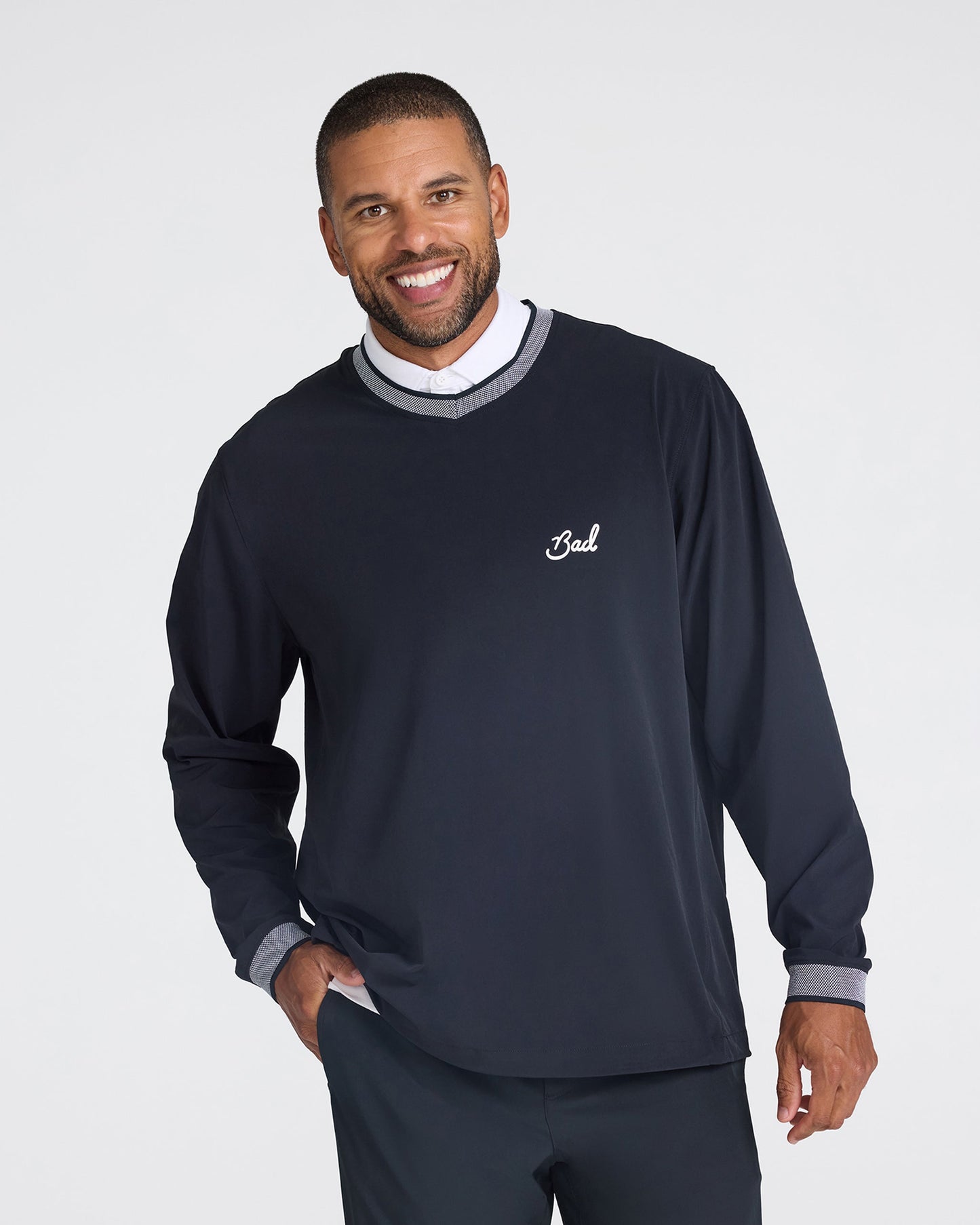 Bad Birdie Kinetic Wind Pullover - Black - Men's