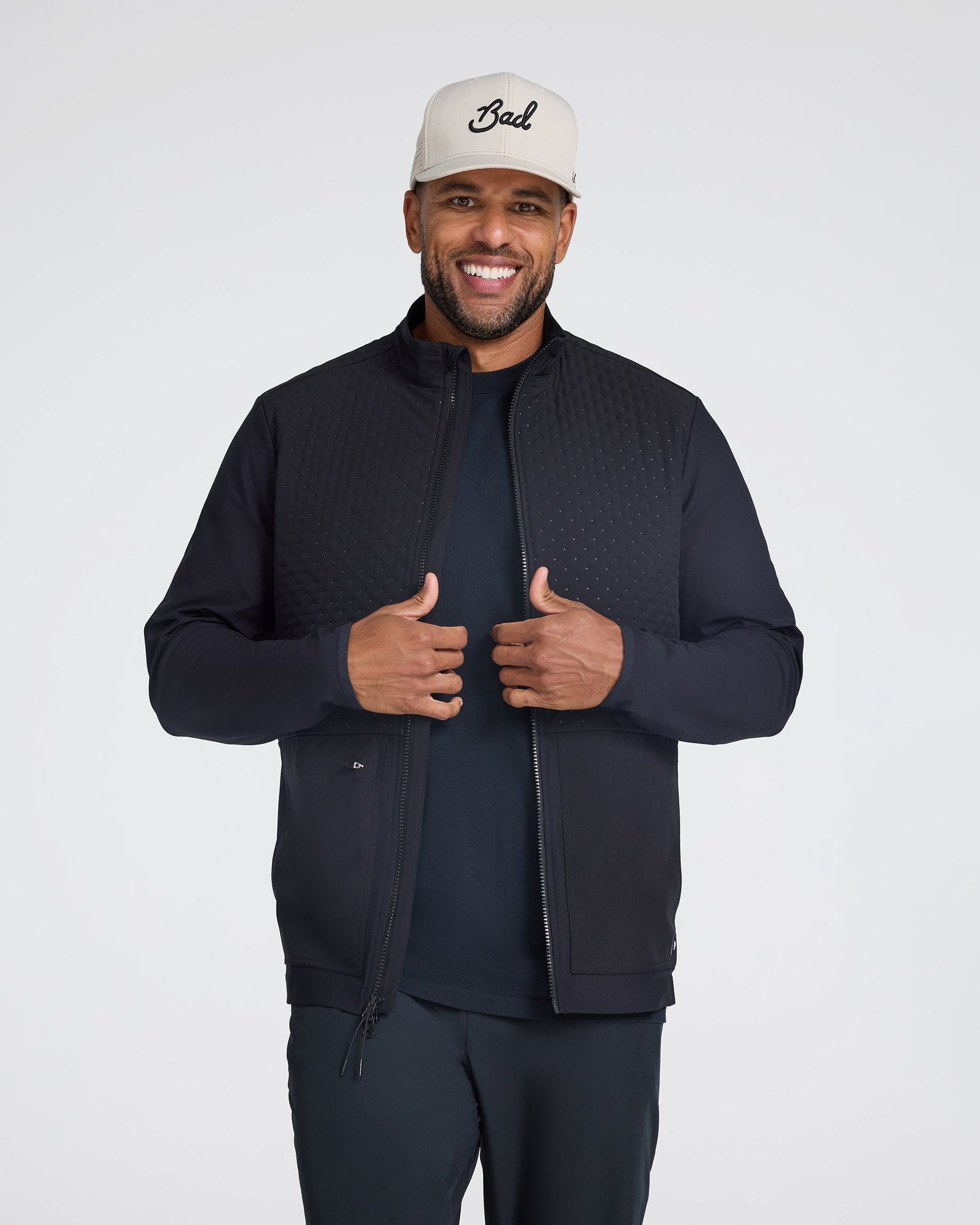 Bad Birdie Men's Hybrid Jacket - Black