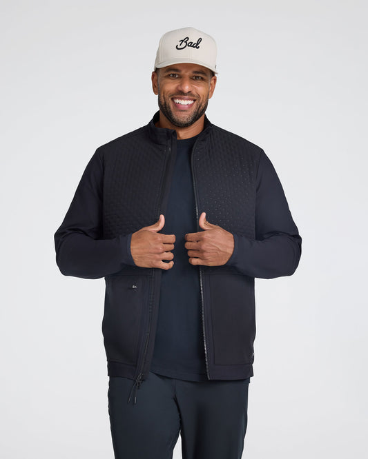 Bad Birdie Men's Hybrid Jacket - Black